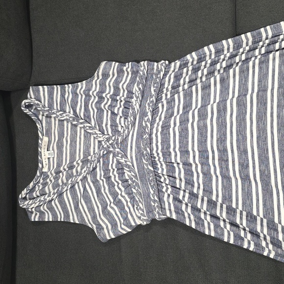 Max Studio Blue and White Striped Maxi Dress. Size XS - Picture 1 of 5